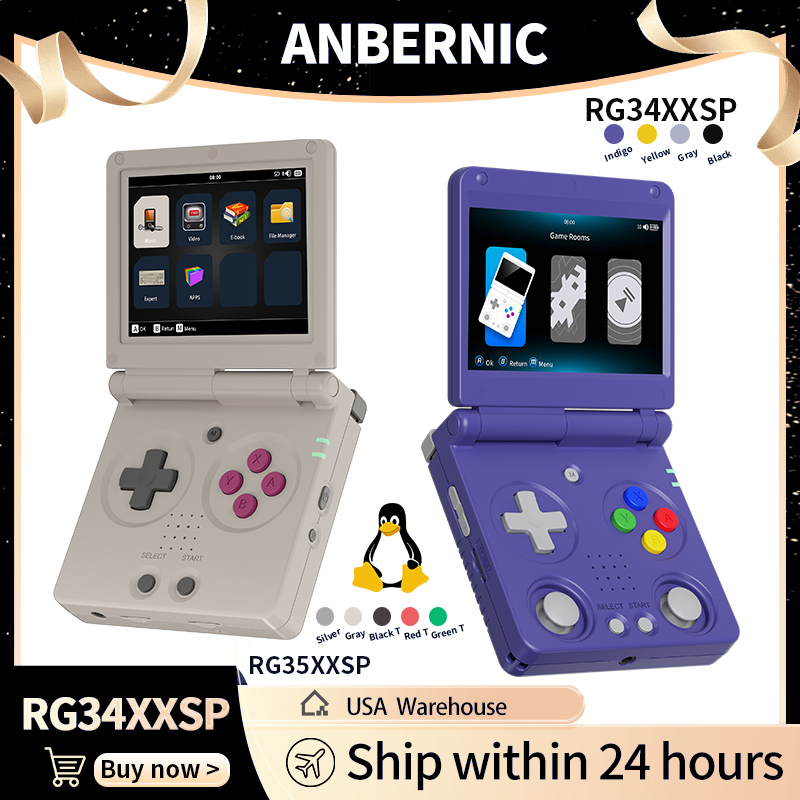 Retro Gaming Portable - Anbernic RG34XXSP RG35XXSP Console di gioco