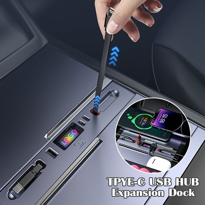Controller Adapter Usb - Hub USB-C Retrattile da 45W con