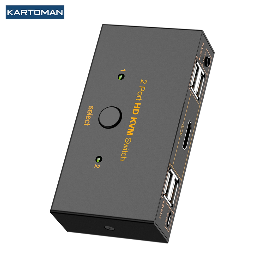 Controller Adapter Usb - Switch KVM USB 2.0 compatibile HDMI