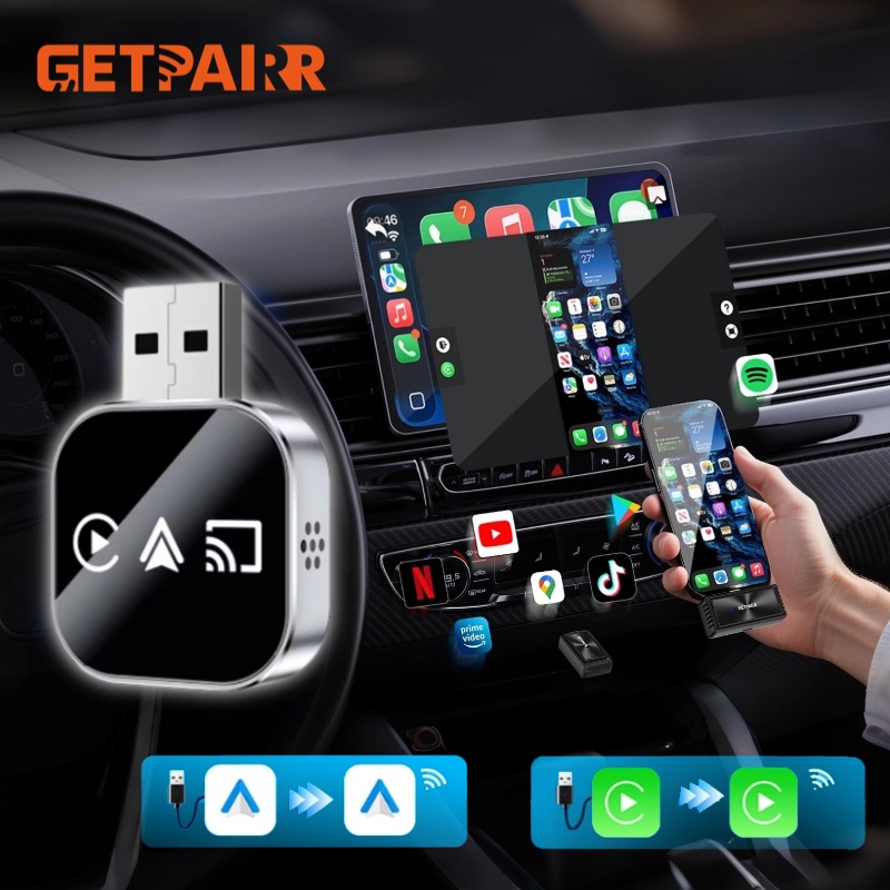 Controller Adapter Usb - Getpairr Wireless CarPlay e Android Auto