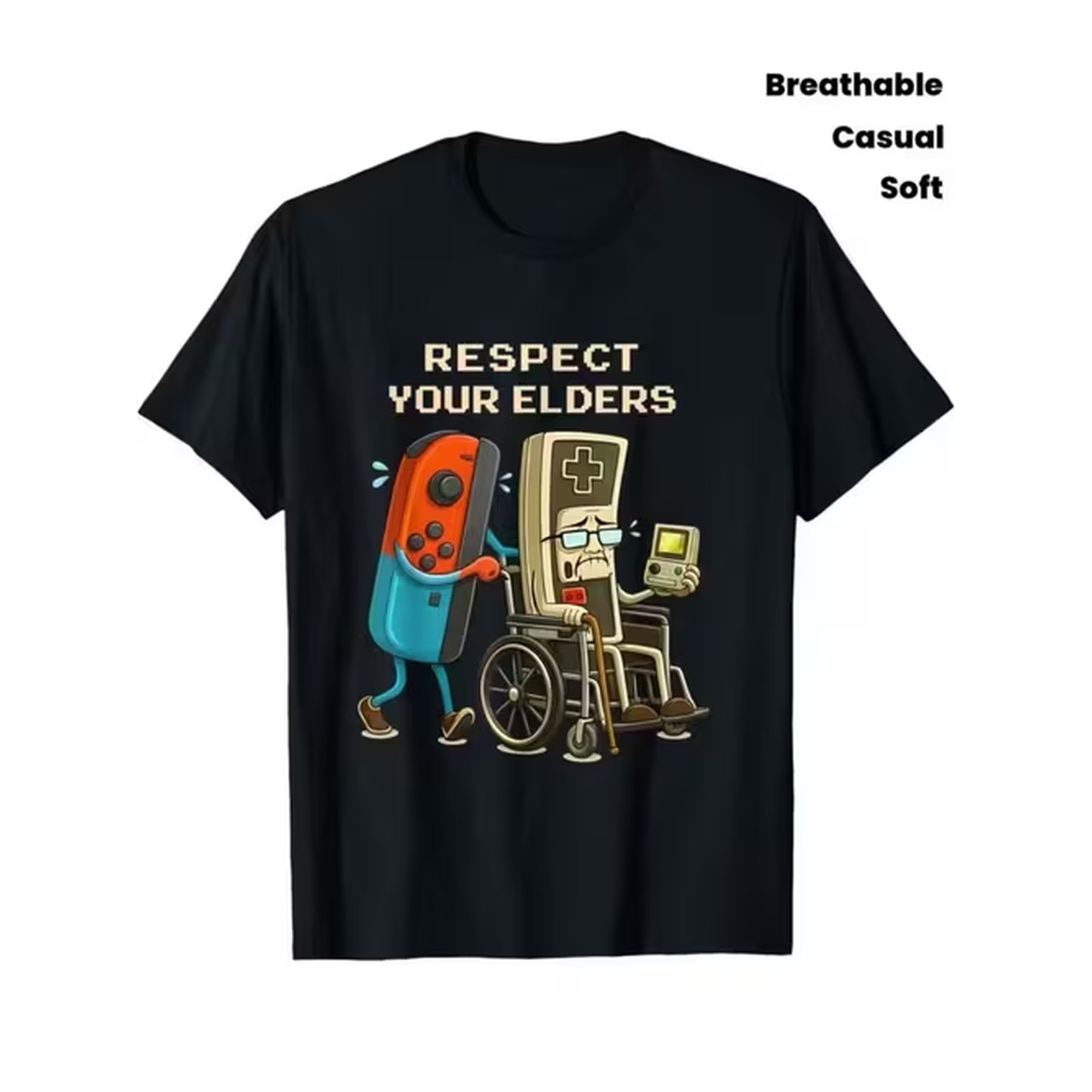 Retro Gaming Shirt - Immagine Prodotto: T-Shirt Vintage da Uomo
