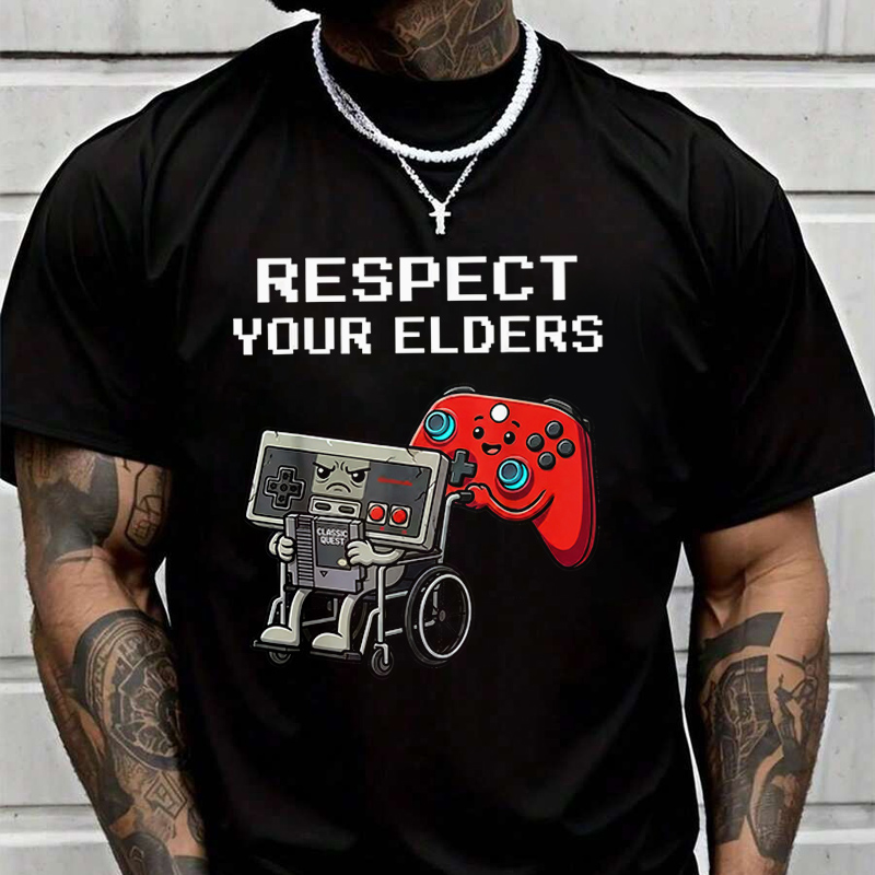 Retro Gaming Shirt - T-shirt da uomo alla moda anni