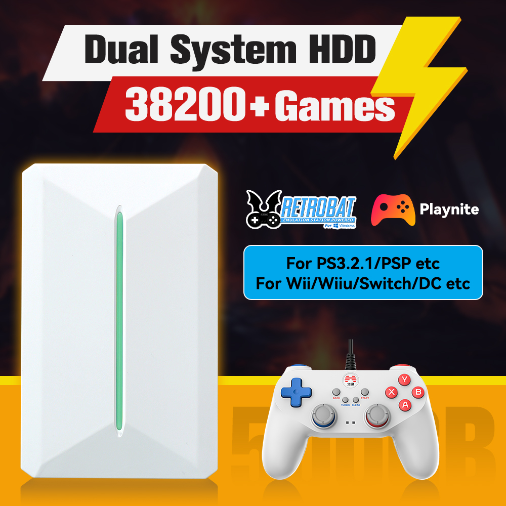 Retro Pc Gaming - Retrobat&Playnite System HDD Console di gioco