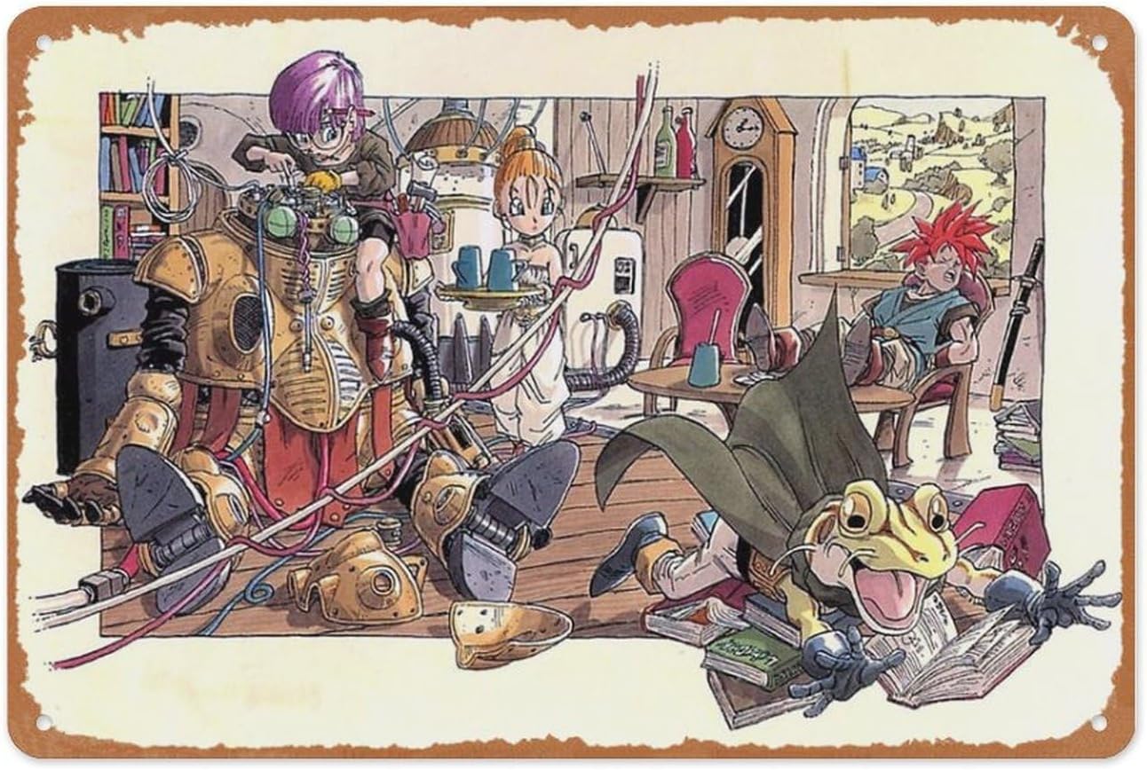 Retro Gaming Consoles - Targa in metallo per giochi retrò