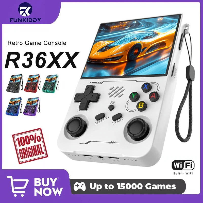 Retro Gaming Portable - Console di Gioco FUNKIDDY R36XX con