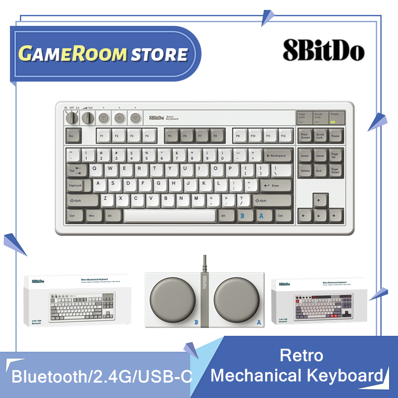 Retro Pc Gaming - Tastiera meccanica retrò 8Bitdo, tastiera da