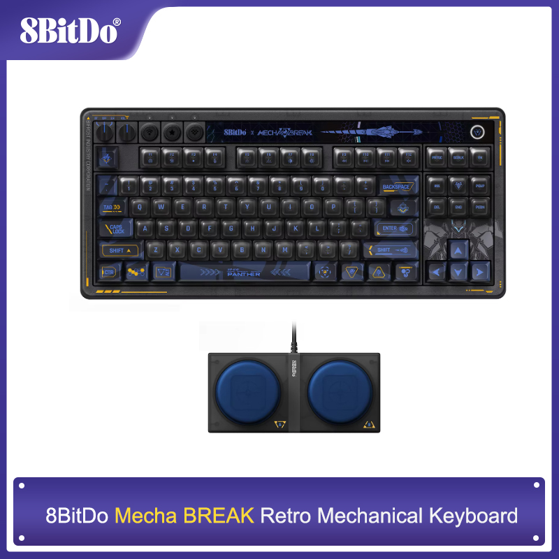 Retro Pc Gaming - Tastiera meccanica retrò 8BitDo 87 -