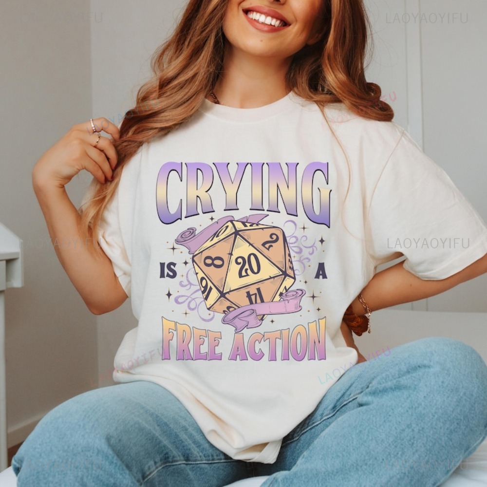 Divertente DnD Piangere È Una  - Retro Gaming Shirt recensione e prezzo
