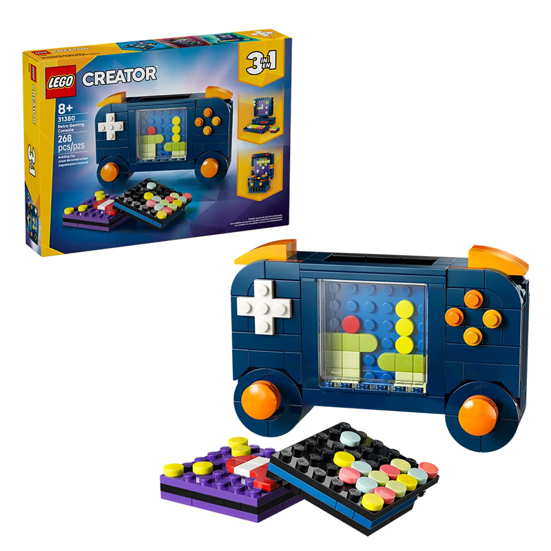 LEGO Creator 3in1 Blocchi da C - Retro Gaming Handhelds recensione e prezzo