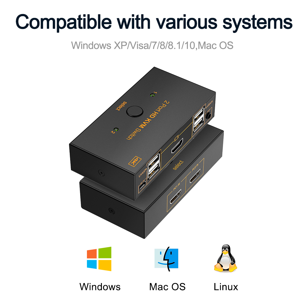 Switch KVM USB 2.0 compatibile - Controller Adapter Usb recensione e prezzo