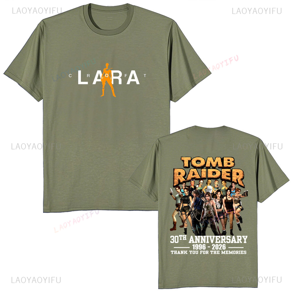 Tomb Raider 30th Anniversary T - Retro Gaming Shirt recensione e prezzo