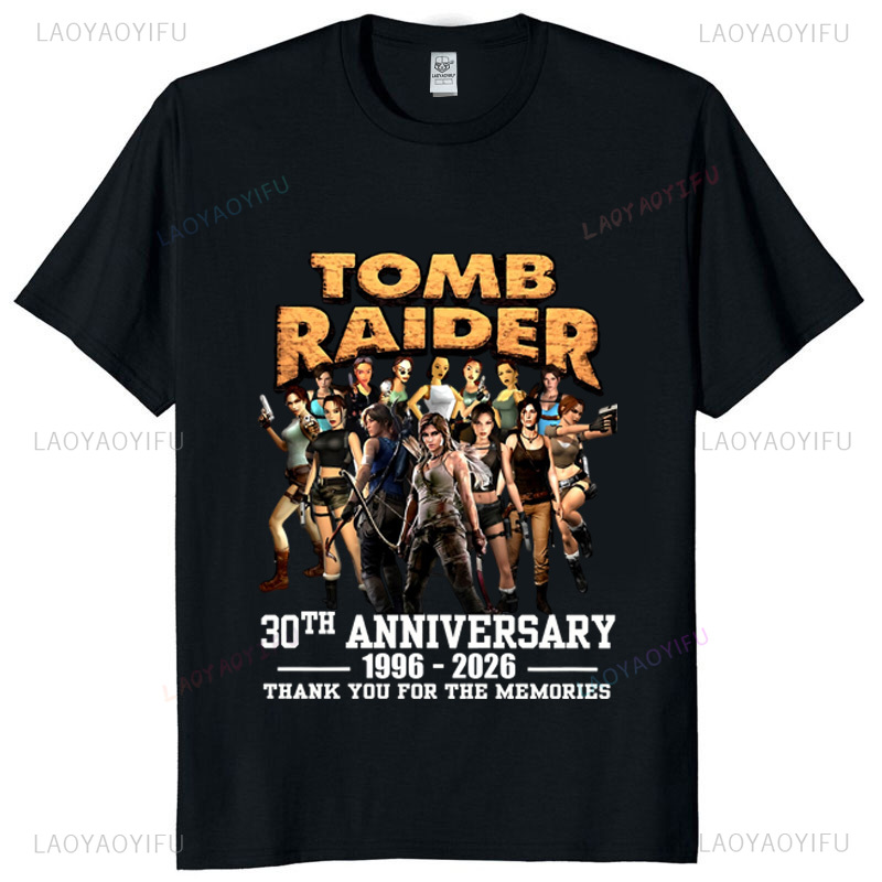 Tomb Raider 30th Anniversary T - Retro Gaming Shirt recensione e prezzo