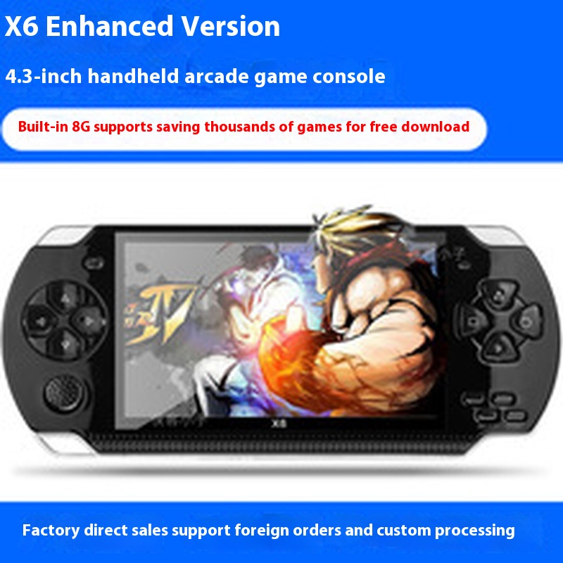 Psp 3000 X6 Consola 12 Tipi di - Retro Gaming X6 recensione e prezzo