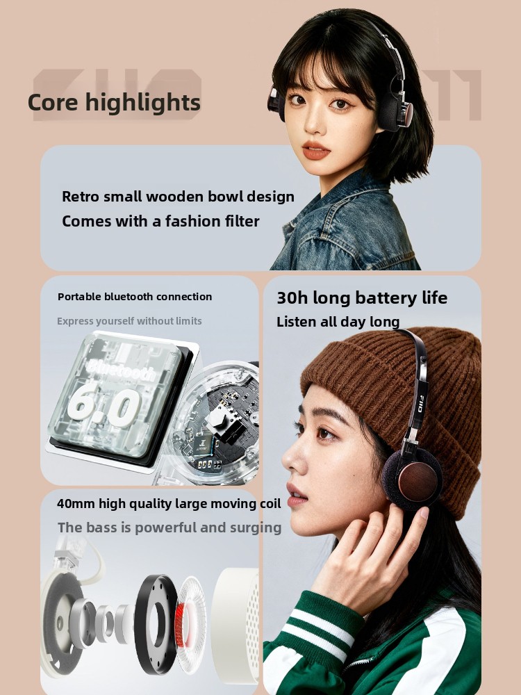 Cuffie Wireless FiiO EH11 con  - Retro Gaming Headset recensione e prezzo
